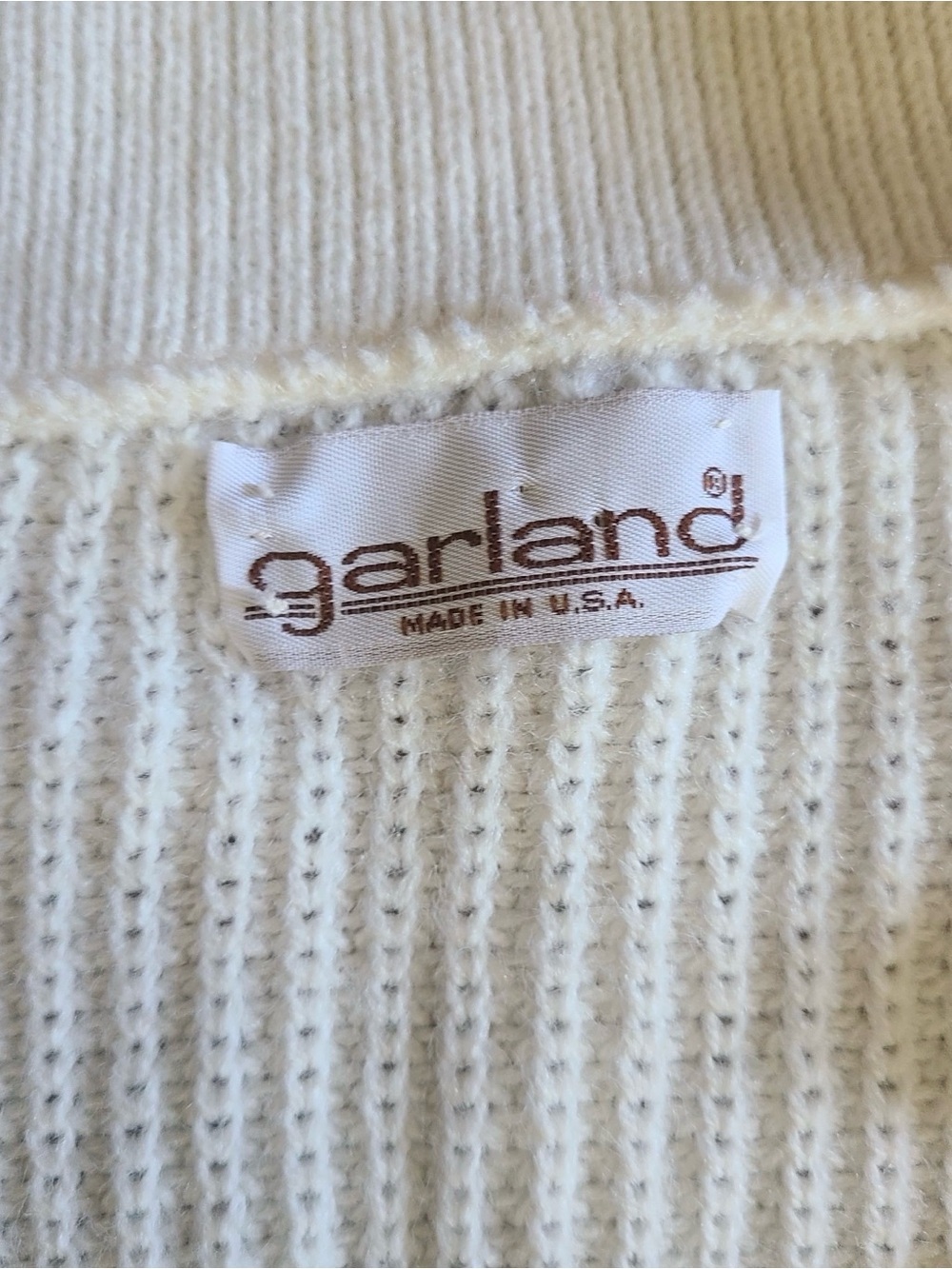 Vtg 90s pastel pullover sweater cardigan 16 Pastel academia twee tennis preppy - Picture 2 of 6